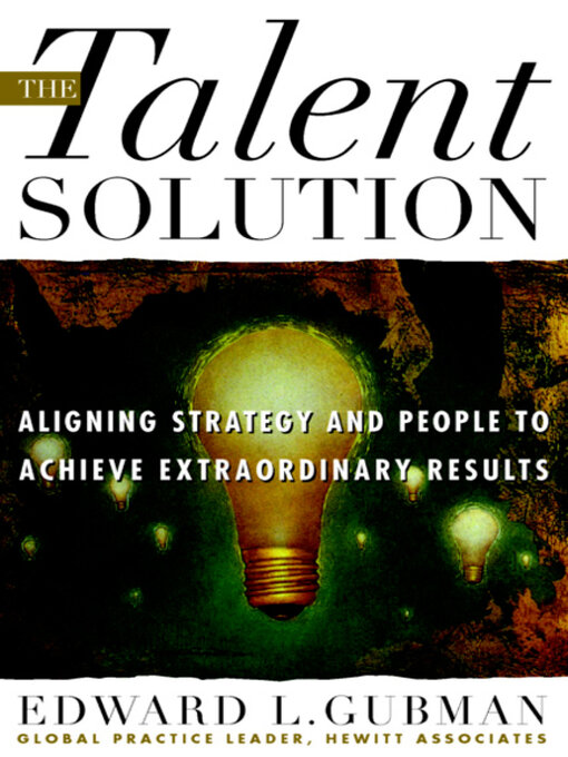 Title details for The Talent Solution by Edward L. Gubman - Available